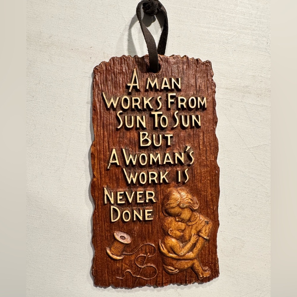 Wall Plaque with Inspirational Quote